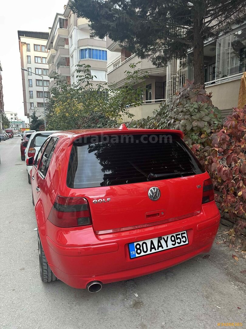Sahibinden Volkswagen Golf 1.6 Trendline 2000 Model Aydın 190.000 km Kırmızı 6