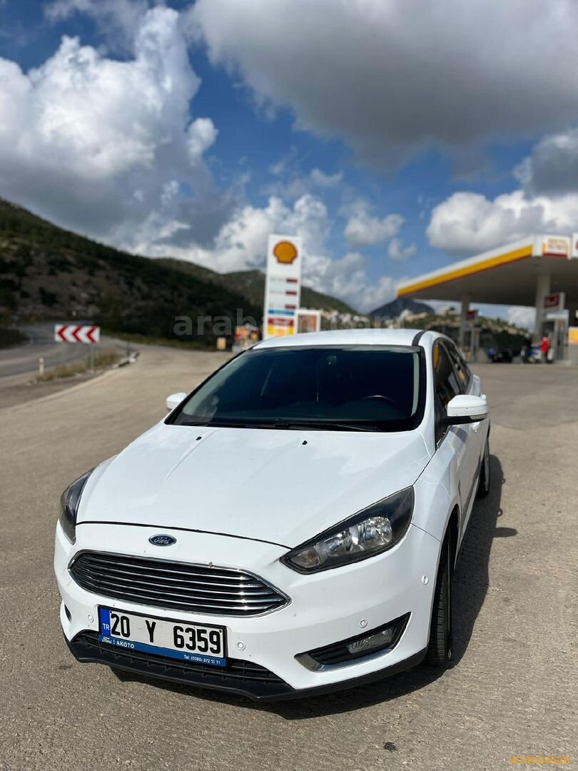 Sahibinden Ford Focus 1.6 TDCi Titanium 2015 Model Diyarbakır 203.000 km Beyaz 2