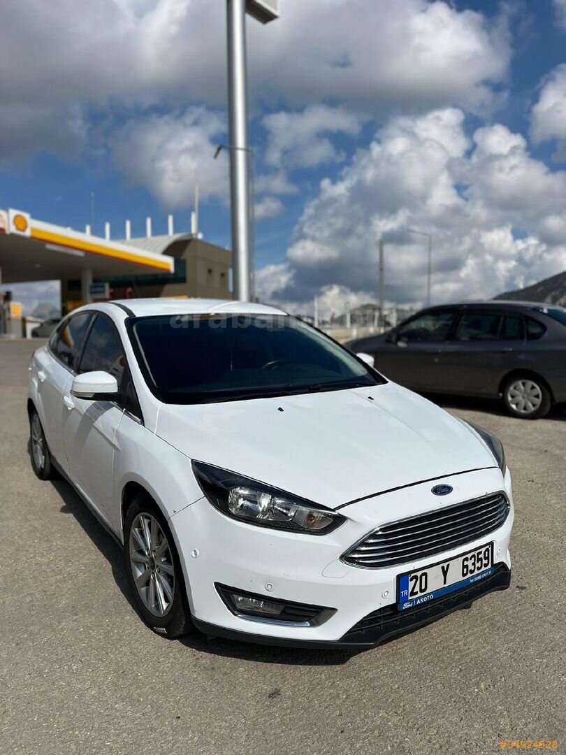 Sahibinden Ford Focus 1.6 TDCi Titanium 2015 Model Diyarbakır 203.000 km Beyaz 3