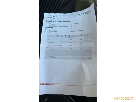 Sahibinden Renault Megane 1.5 dCi Touch Plus 2017 Model