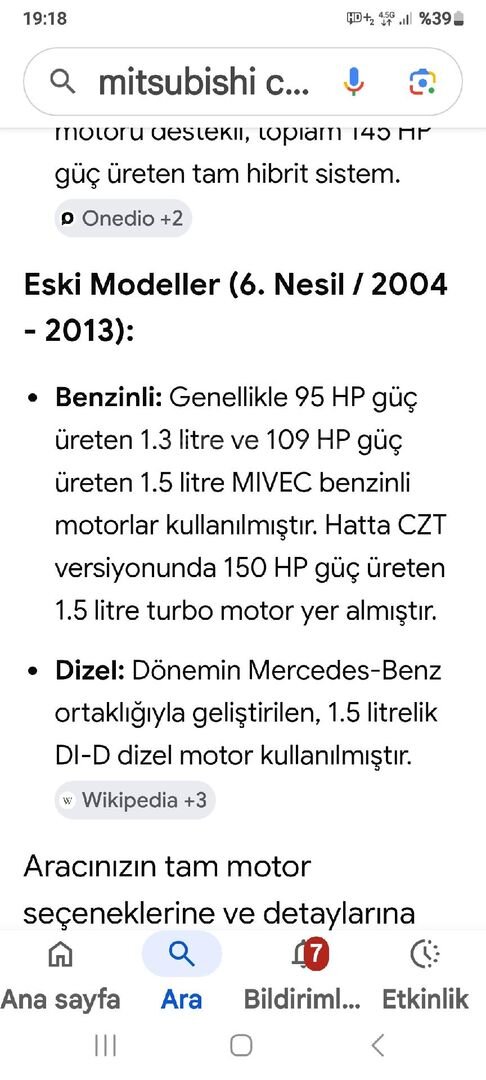 Sahibinden Mitsubishi Colt 1.5 DI-D Inform 2006 Model İzmir 268.000 km Gri (Gümüş) 6