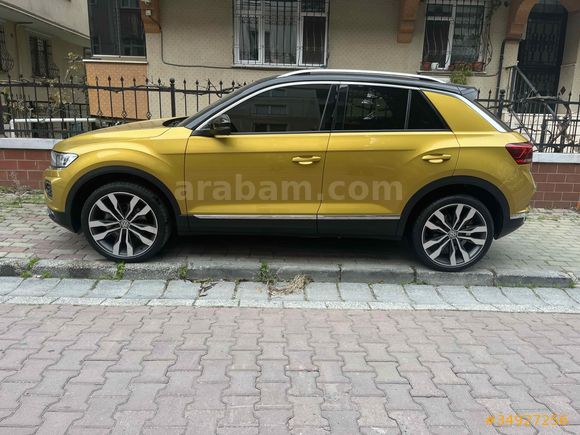 Sahibinden Volkswagen T-Roc 1.5 TSI Highline 2019 Model İstanbul 50.000 km Altın