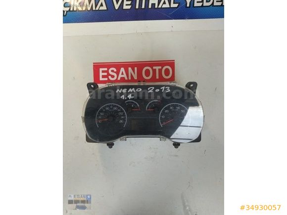bipper nemo fiorino gösterge paneli