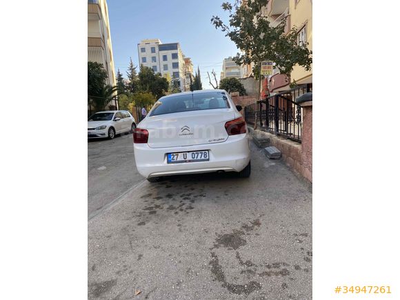Sahibinden Citroen C-Elysee 1.6 HDi Live 2017 Model Gaziantep
