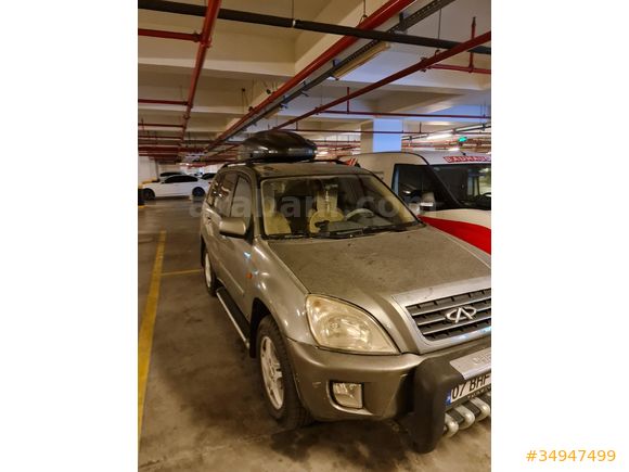 Acil Sahibinden tüm bakımları tam Chery Tiggo 1.6 Acteco Forza 2009 Model  175.000 km Gri (Gümüş)