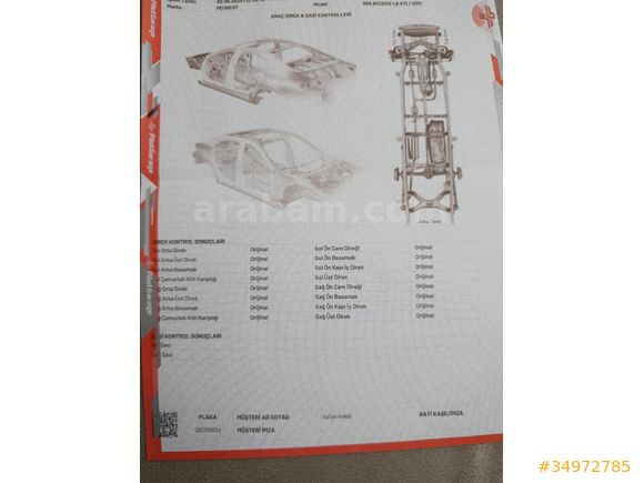 Sahibinden Peugeot 308 1.6 VTi Access 2011 Model