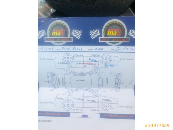 Sahibinden Ford Focus 1.6 TDCi Trend 2010 Model