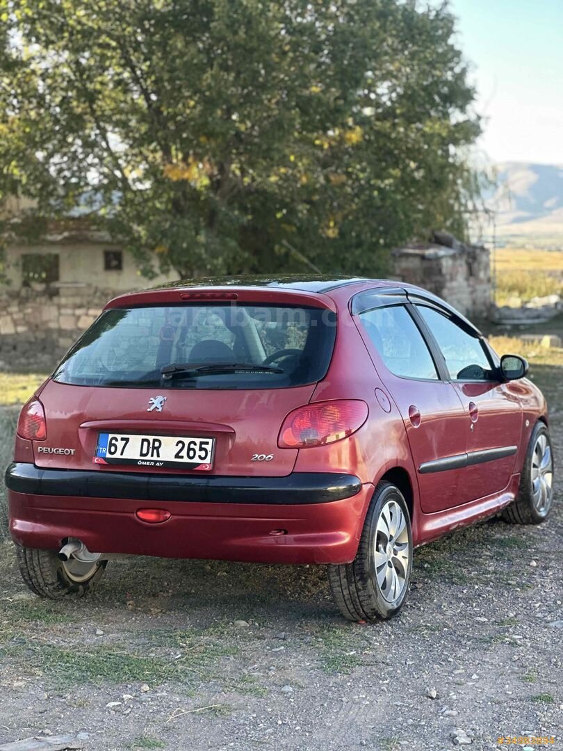 Sahibinden Peugeot 206 1.4 X-Line 2004 Model Erzurum 134.500 km Kırmızı 3
