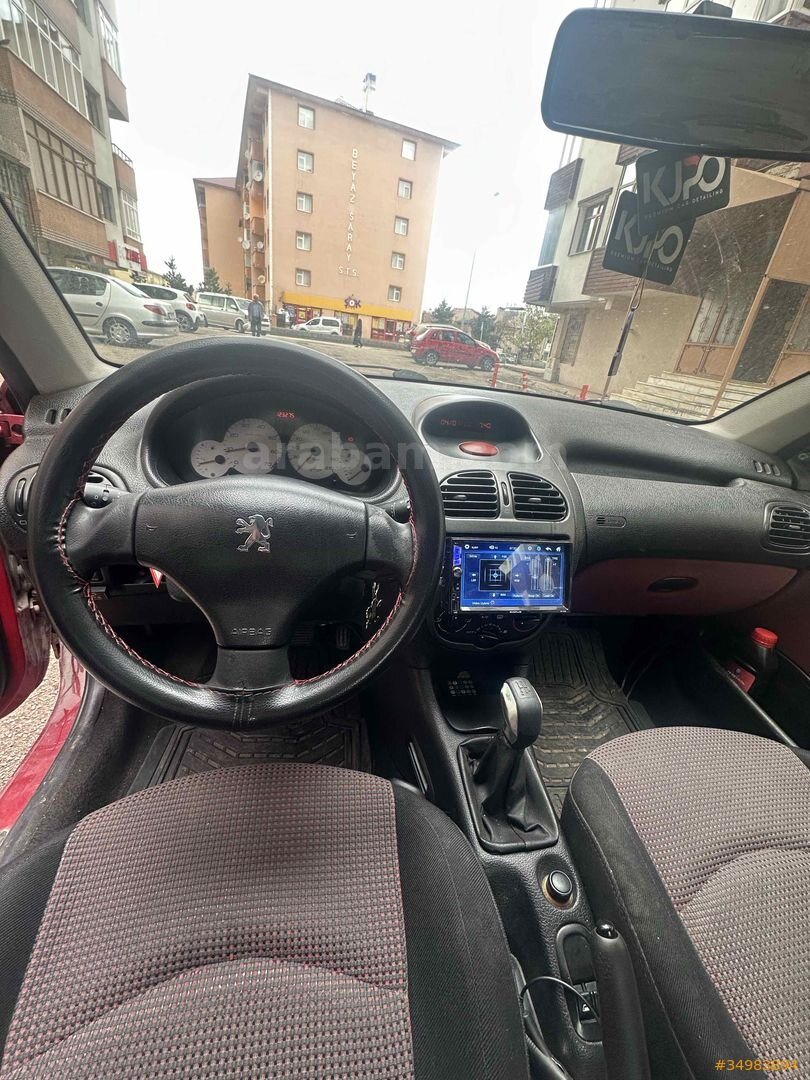 Sahibinden Peugeot 206 1.4 X-Line 2004 Model Erzurum 134.500 km Kırmızı 6
