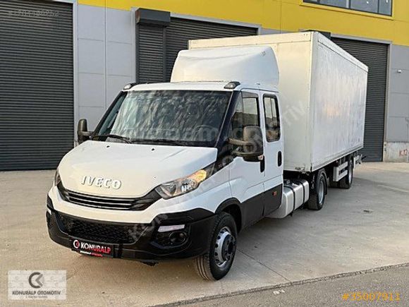 KONURALP 2019 İVECO DAİLY 37BİN KM ÇİFT KABİN KÖRÜKÇEKİCİ DORSE
