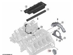 BMW E60 N62 ÇIKMA MOTOR KAPAĞI 11117507391 7507391
