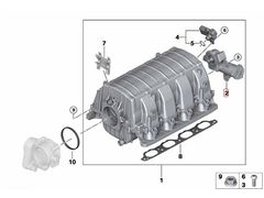 BMW E60 E65 N62 ÇIKMA EMME MANİFOLD AYAR MOTORU 11617505805 7505805