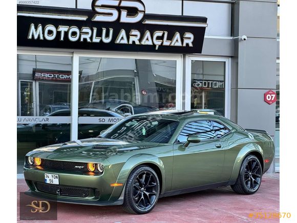 -SD-2020 DODGE CHALLANGER WİDEBODY-SUNROOF-DİSTRONİC BOYASIZ