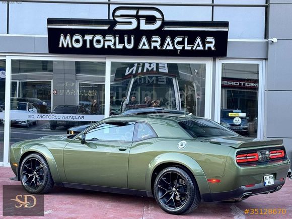 -SD-2020 DODGE CHALLANGER WİDEBODY-SUNROOF-DİSTRONİC BOYASIZ