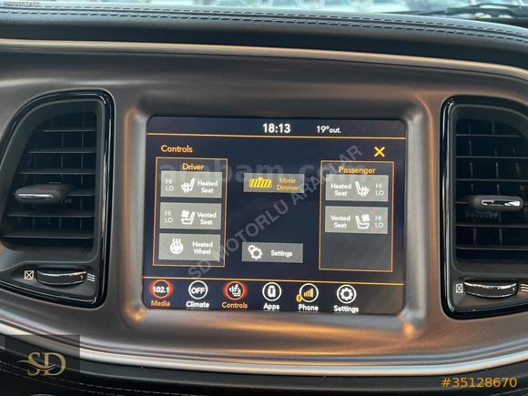 -SD-2020 DODGE CHALLANGER WİDEBODY-SUNROOF-DİSTRONİC BOYASIZ