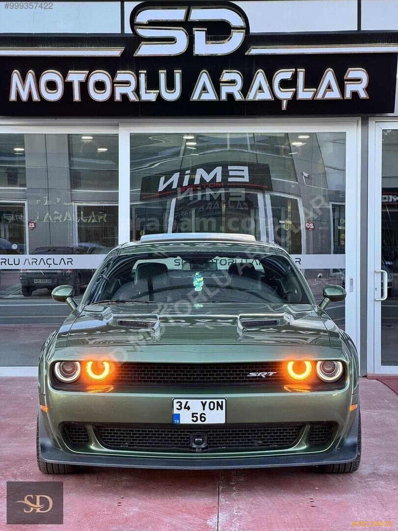 Galeriden Dodge Challenger SXT Plus 2020 Model Ankara 37.000 km Yeşil 3