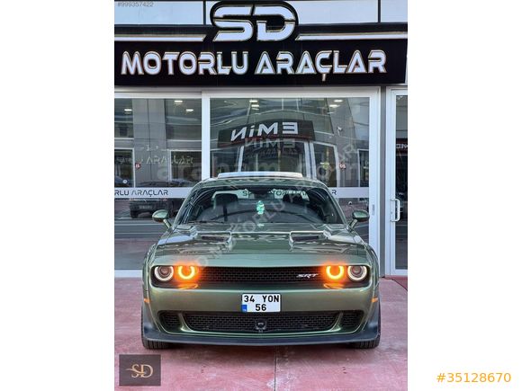 -SD-2020 DODGE CHALLANGER WİDEBODY-SUNROOF-DİSTRONİC BOYASIZ