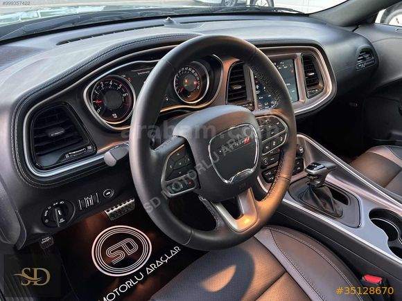 -SD-2020 DODGE CHALLANGER WİDEBODY-SUNROOF-DİSTRONİC BOYASIZ