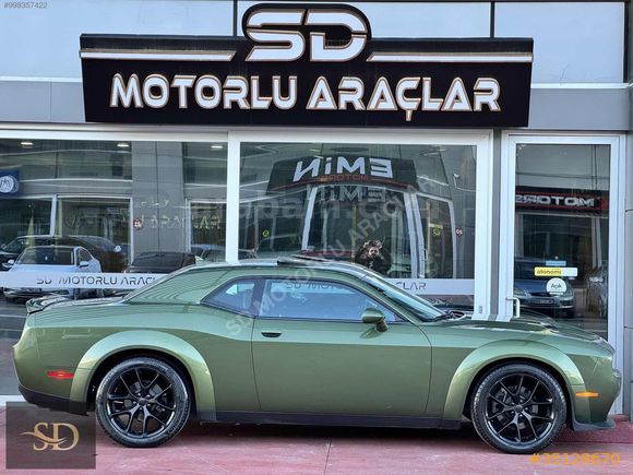 -SD-2020 DODGE CHALLANGER WİDEBODY-SUNROOF-DİSTRONİC BOYASIZ