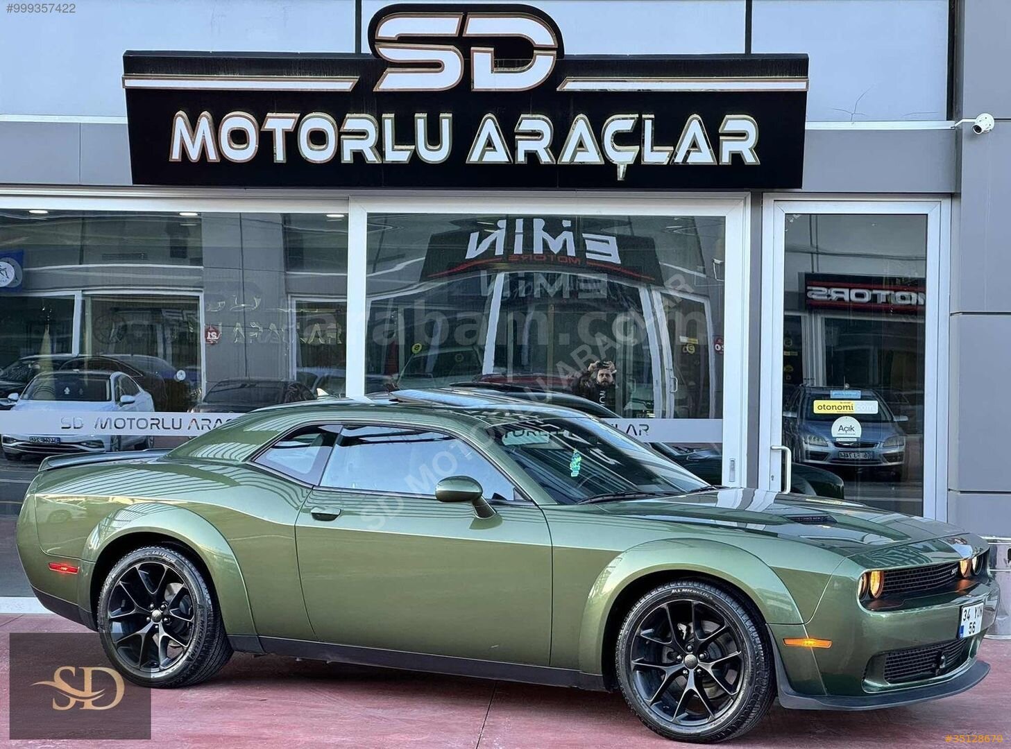 Galeriden Dodge Challenger SXT Plus 2020 Model Ankara 37.000 km Yeşil 2