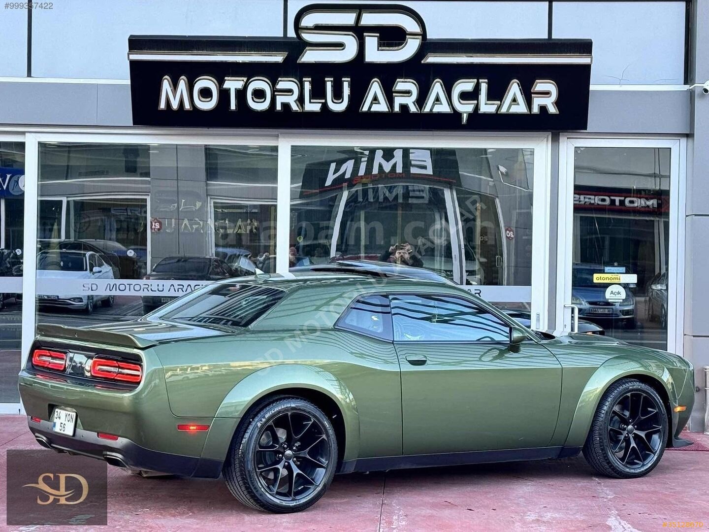 Galeriden Dodge Challenger SXT Plus 2020 Model Ankara 37.000 km Yeşil 4