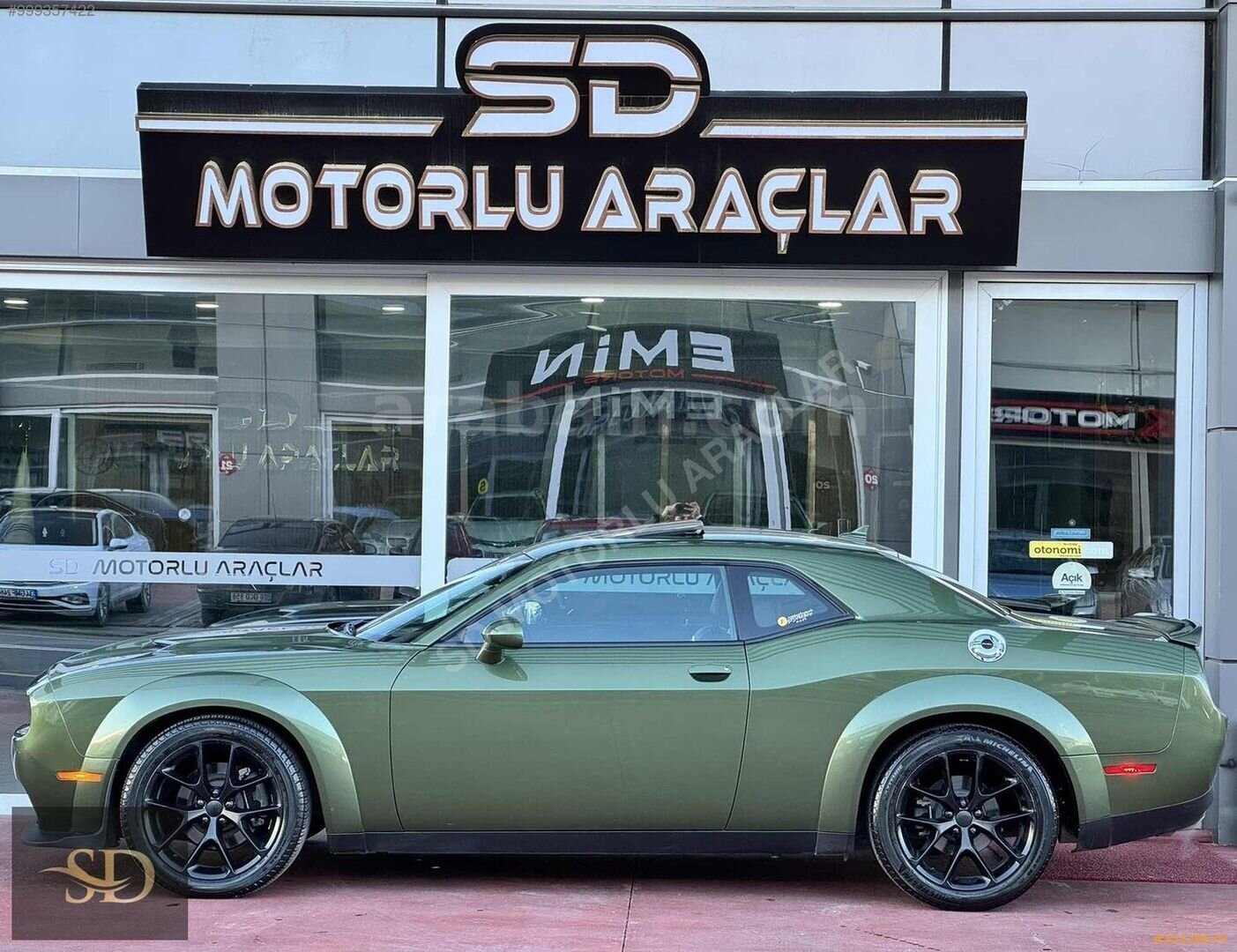Galeriden Dodge Challenger SXT Plus 2020 Model Ankara 37.000 km Yeşil 7