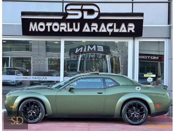 -SD-2020 DODGE CHALLANGER WİDEBODY-SUNROOF-DİSTRONİC BOYASIZ