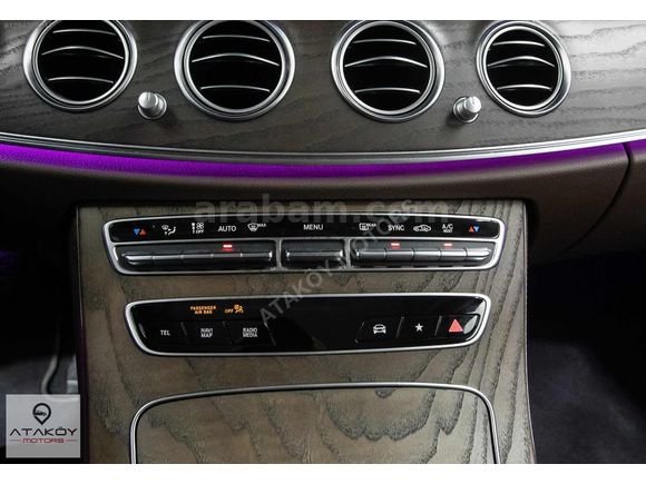 ATAKÖY MOTORS'DAN MERCEDES E200 ÇİFT HFZ+VAKUM+BURMESTER+COMMAND