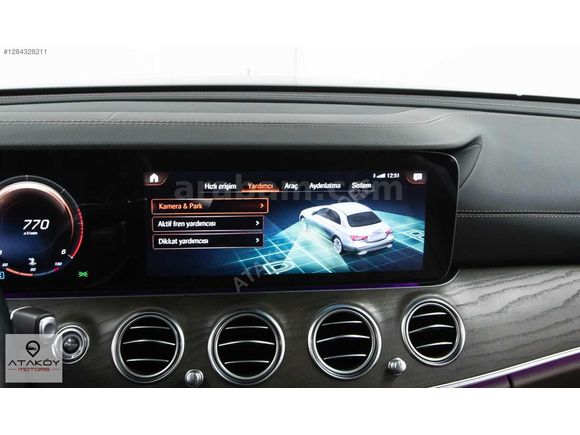 ATAKÖY MOTORS'DAN MERCEDES E200 ÇİFT HFZ+VAKUM+BURMESTER+COMMAND