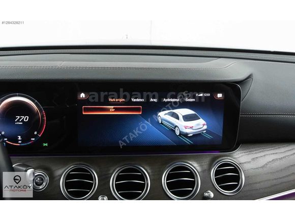 ATAKÖY MOTORS'DAN MERCEDES E200 ÇİFT HFZ+VAKUM+BURMESTER+COMMAND