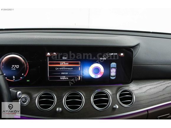 ATAKÖY MOTORS'DAN MERCEDES E200 ÇİFT HFZ+VAKUM+BURMESTER+COMMAND