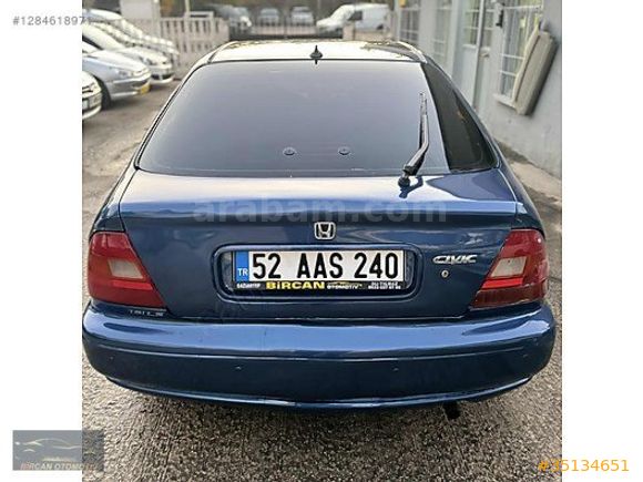 BİRCAN OTO DAN OTOMATİK HONDA 1,6 CİVİC BENZİN LPG LI KM 245