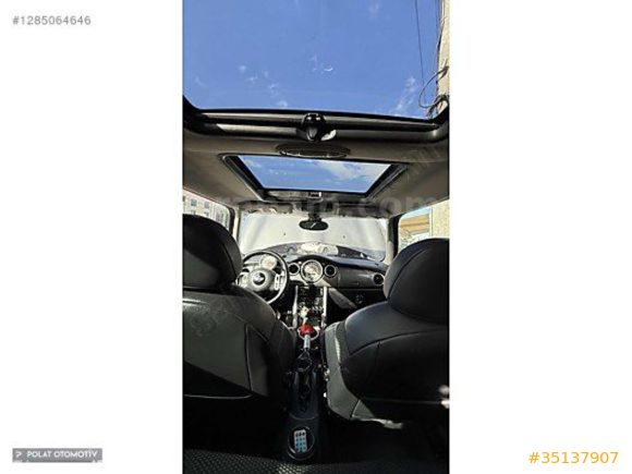 Mini cooper s cam tavanlı kredi kartına 12 ay taksit imkanı