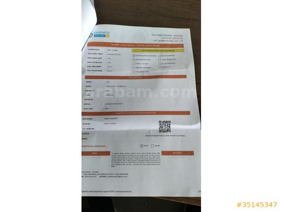 Ağır hasar kayıtlı Ama sorunsuz temiz!