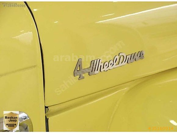BAŞKAN JEEP'DEN CLASSİC WİLLYS PİCK UP