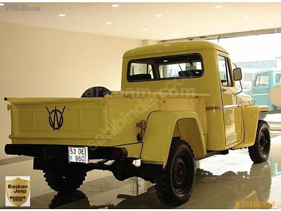BAŞKAN JEEP'DEN CLASSİC WİLLYS PİCK UP