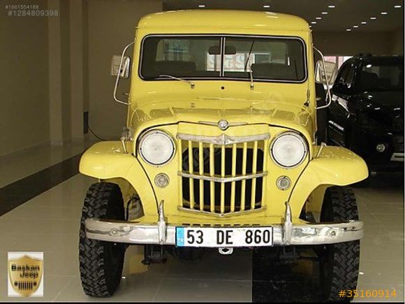 BAŞKAN JEEP'DEN CLASSİC WİLLYS PİCK UP