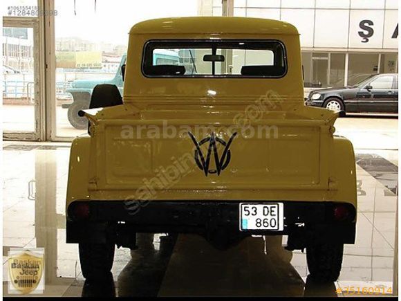 BAŞKAN JEEP'DEN CLASSİC WİLLYS PİCK UP