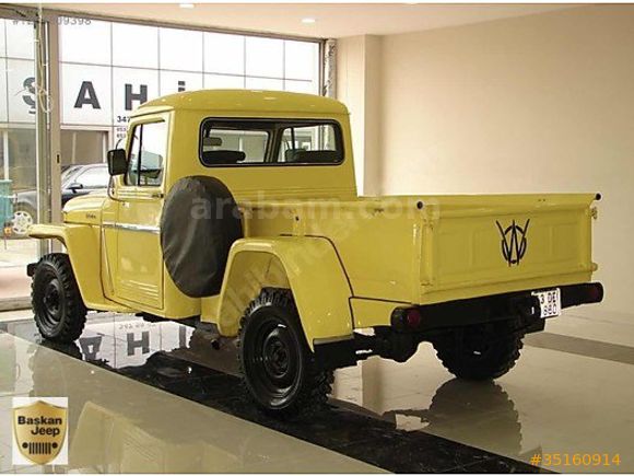 BAŞKAN JEEP'DEN CLASSİC WİLLYS PİCK UP