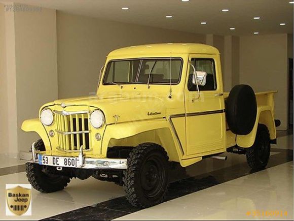 BAŞKAN JEEP'DEN CLASSİC WİLLYS PİCK UP