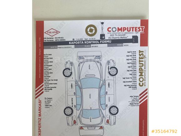 Acil Satılıktır Memurdan Skoda Octavia 1.6 TDI Elegance CR 2011 Model Sunroof’lu