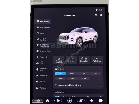 ÖZPAM 2.EL'DEN 2024 JAECOO 7 EVOLVE AWD DCT 147 BG