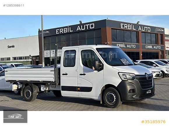 ERBİL AUTO'DAN HATASIZ 2024 RENAULT MASTER ÇİFTKABİN 20.000KM'DE
