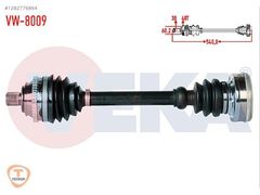 VEKA KOMPLE AKS SOLSAG ON VW TRANSPORTER IV OEM: 701407271P