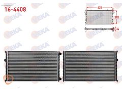 SU RADYATORU MEKANIK VW CADDY II 1.9D M-T OEM:1H0121253C