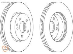 MERCEDES BENZ VİTO W639 FREN AYNASI ÖN TAKIM OEM:6394210012