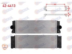 VW CRAFTER 2.5 TDI TURBO RADYATÖRÜ İNTERCOOLER OEM:2E0145804