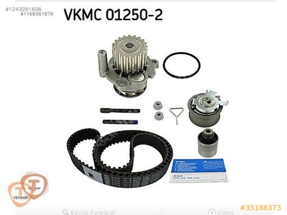 GERGİ SETİ+DEVİRDAİM VW T5-CADDY3-POLO5 OEM:038198119C