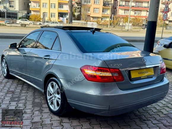 2011 MERCEDES BENZ E 250 CDI PREMİUM DERİ ÇİFT HAFIZA CAM TAVAN 190 BİN.KM