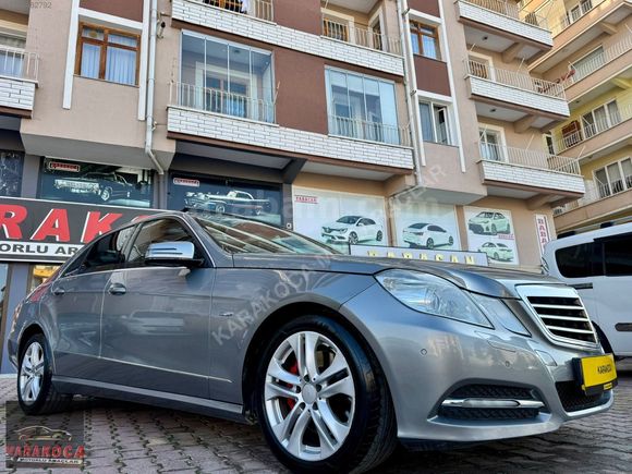 2011 MERCEDES BENZ E 250 CDI PREMİUM DERİ ÇİFT HAFIZA CAM TAVAN 190 BİN.KM
